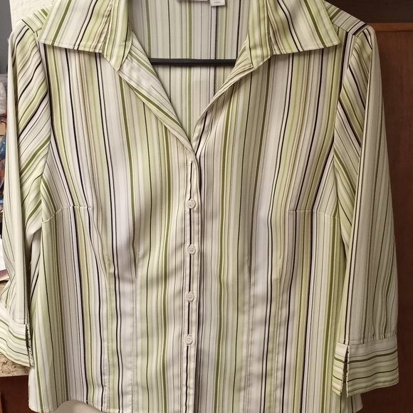 Apt. 9 Tops - Woman's button down dress Blouse